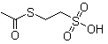 structure of CAS# 69536-71-6, 2-Acetylthioethanesulfonic acid;Ethanethioic acid S-(2-sulfoethyl) ester
