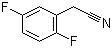 structure of CAS# 69584-87-8, 2,5-Difluorobenzyl cyanide;(2,5-Difluorophenyl)acetonitrile
