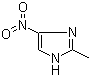 2-甲基-4-硝基咪唑分子结构 (CAS 696-23-1)