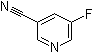 结构式 CAS# 696-42-4, 5-氟吡啶-3-甲腈