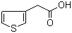 structure of CAS# 6964-21-2, 3-Thiopheneacetic acid;Thiophene-3-acetic acid
