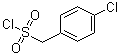 structure of CAS# 6966-45-6, 4-Chlorobenzenemethanesulfonyl chloride;(p-Chlorophenyl)methanesulfonyl chloride; 4-Chlorobenzylsulfonyl chloride; NSC 18788; p-Chlorobenzylsulfonyl chloride