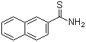 structure of CAS# 6967-89-1, 2-Thionaphthamide;2-Thionaphthylamide; 2-Naphthalenecarbothioamide