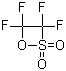 Tetrafluoroethane beta-sultone molecular structure (CAS 697-18-7)