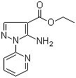 structure of CAS# 69722-29-8, Ethyl 5-amino-1-(pyridin-2-yl)-1H-pyrazole-4-carboxylate