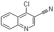 结构式 CAS# 69875-49-6, 4-氯-3-喹啉甲腈