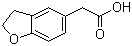 structure of CAS# 69999-16-2, 2,3-Dihydrobenzofuranyl-5-acetic acid;2,3-Dihydro-5-benzofuranacetic acid
