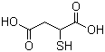 结构式 CAS# 70-49-5, 巯基丁二酸; DL-巯基琥珀酸