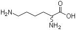 structure of CAS# 70-54-2, DL-Lysine;(+/-)-2,6-Diaminocaproic acid
