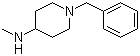 structure of CAS# 7006-50-0, 1-Benzyl-4-(methylamino)piperidine;1-Benzyl-N-methyl-4-piperidinamine