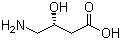(R)-(-)-4-Amino-3-hydroxybutanoic acid molecular structure (CAS 7013-07-2)