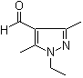 1-Ethyl-3,5-dimethyl-1H-pyrazole-4-carboxaldehyde molecular structure (CAS 701911-46-8)