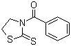 3-苯甲酰基噻唑烷-2-硫酮分子结构 (CAS 70326-37-3)