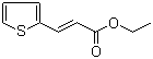 structure of CAS# 70326-81-7, (E)-Ethyl 3-(2-thienyl)acrylate;(2E)-3-(2-Thienyl)-2-propenoic acid ethyl ester