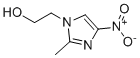 2-(2-Methyl-4-nitro-1H-imidazol-1-yl)ethanol molecular structure (CAS 705-19-1)