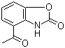 structure of CAS# 70735-79-4, 4-Acetyl-2-benzoxazolinone