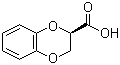 structure of CAS# 70918-53-5, (R)-1,4-Benzodioxane-2-carboxylic acid;(R)-2,3-Dihydro-benzo[1,4]dioxine-2-carboxylic acid