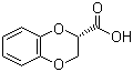 结构式 CAS# 70918-54-6, (S)-1,4-苯并二恶烷-2-甲酸; (S)-1,4-苯并二噁烷-2-甲酸