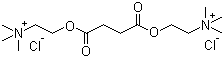 氯化琥珀胆碱分子结构 (CAS 71-27-2)