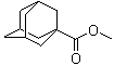Adamantane-1-carboxylic acid methyl ester molecular structure (CAS 711-01-3)