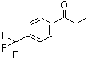 structure of CAS# 711-33-1, 4'-(Trifluoromethyl)propiophenone;1-[4-(Trifluoromethyl)phenyl]-1-propanone; Ethyl 4-(trifluoromethyl)phenyl ketone