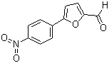 structure of CAS# 7147-77-5, 5-(4-Nitrophenyl)-2-furaldehyde;5-(4-Nitrophenyl)furfural; 5-(p-Nitrophenyl)furfural; 5-(p-Nitrophenyl)-2-furaldehyde
