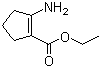 structure of CAS# 7149-18-0, Ethyl 2-amino-1-cyclopentene-1-carboxylate