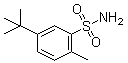 2-甲基-5-叔丁基苯磺酰胺分子结构 (CAS 7155-00-2)