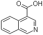 4-异喹啉甲酸分子结构 (CAS 7159-36-6)