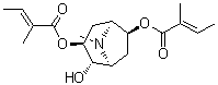 3alpha,6beta-二巴豆酰氧基莨菪烷-7beta-醇分子结构 (CAS 7159-86-6)