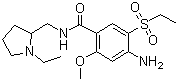 阿米舒必利分子结构 (CAS 71675-85-9)