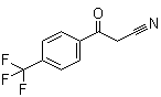 (4-Trifluoromethylbenzoyl)acetonitrile molecular structure (CAS 71682-94-5)