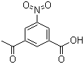 结构式 CAS# 717-75-9, 3-乙酰基-5-硝基苯甲酸