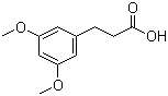 3,5-二甲氧基苯基丙酸分子结构 (CAS 717-94-2)