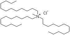 structure of CAS# 7173-54-8, Tridodecyl methyl ammonium chloride;Tridodecylmethylammonium chloride; Methyltridodecylammonium chloride
