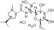 Lincomycin hydrochloride monohydrate molecular structure (CAS 7179-49-9)