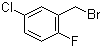structure of CAS# 71916-91-1, 5-Chloro-2-fluorobenzyl bromide;2-Fluoro-5-chlorobenzyl bromide