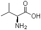structure of CAS# 72-18-4, L-Valine;L-2-Amino-3-methylbutyric acid; 2-Aminoisovaleric acid
