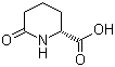 structure of CAS# 72002-30-3, D-6-Oxopipecolinic acid;(R)-6-Oxopiperidine-2-carboxylic acid