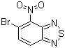 structure of CAS# 72023-79-1, 5-Bromo-4-nitro-2,1,3-benzothiadiazole