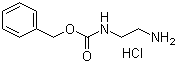 结构式 CAS# 72080-83-2, N-苄氧羰基乙二胺盐酸盐; N-苄氧羰基-1,2-二氨基乙烷盐酸盐