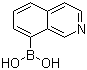 结构式 CAS# 721401-43-0, 异喹啉-8-硼酸