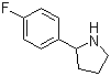 structure of CAS# 72216-06-9, 2-(4-Fluorophenyl)-pyrrolidine