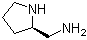 structure of CAS# 72300-69-7, (R)-2-Pyrrolidinemethanamine;(R)-Pyrrolidin-2-ylmethanamine; [(2R)-2-Pyrrolidinylmethyl]amine