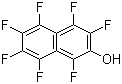 Heptafluoro-2-naphthol molecular structure (CAS 727-49-1)