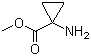 structure of CAS# 72784-43-1, Methyl 1-aminocyclopropanecarboxylate;1-Aminocyclopropane-1-carboxylic acid methyl ester; ACPCM; Methyl 1-amino-1-cyclopropylcarboxylate; Methyl 1-aminocyclopropane-1-carboxylate