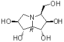 (1R,2R,3S,6S,7S,7aR)-Hexahydro-3-(hydroxymethyl)-1H-pyrrolizine-1,2,6,7-tetrol molecular structure (CAS 729593-71-9)