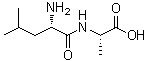 structure of CAS# 7298-84-2, L-Leucyl-L-alanine;NSC 89180