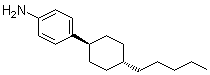 结构式 CAS# 73163-44-7, 反式-4-(4-戊基环己基)苯胺