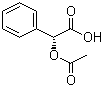 结构式 CAS# 7322-88-5, (S)-(+)-O-乙酰基-L-扁桃酸; 乙酰基扁桃酸; alpha-乙酰氧基苯乙酸